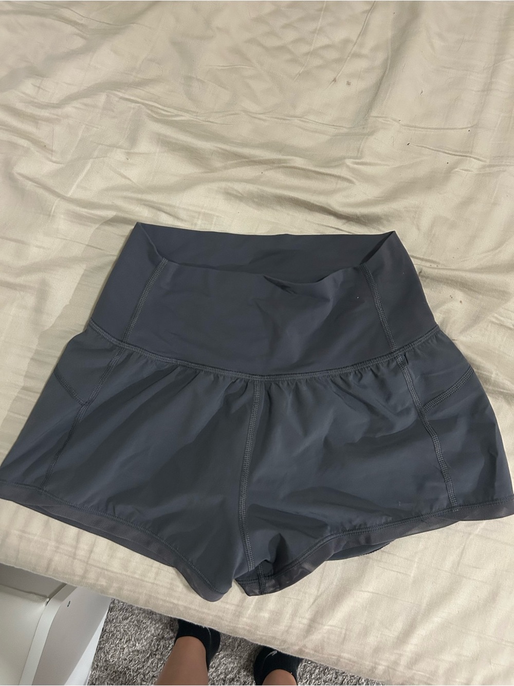 lululemon athletica Dark Gray Athletic Skort Shorts